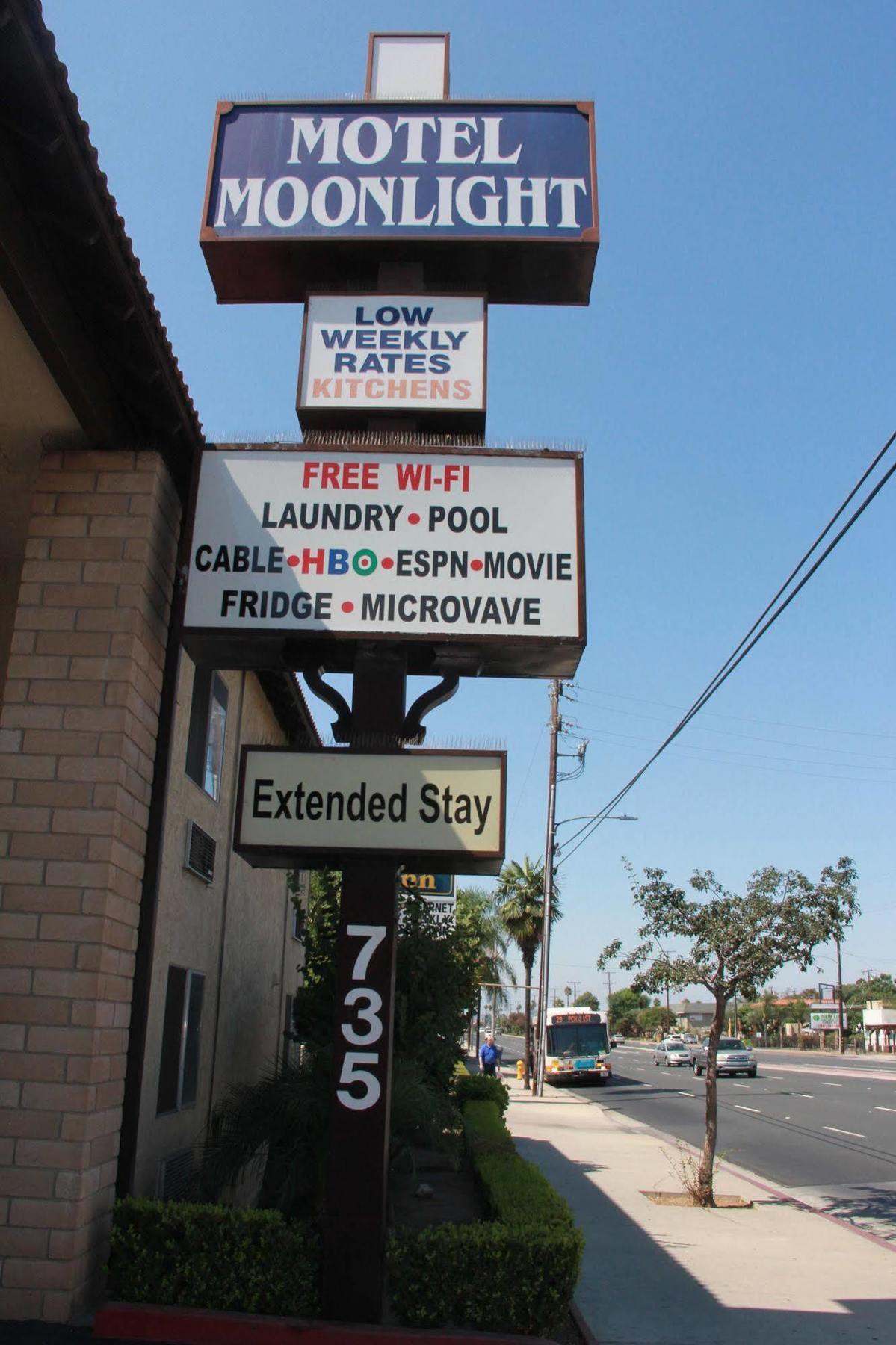 Motel Moonlight Anaheim Exterior foto